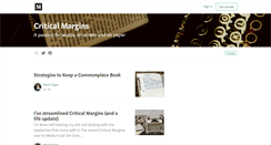 Desktop Screenshot of criticalmargins.com